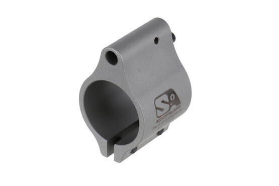 The Superlative Arms stainless steel gas block is optimal for sbrs and suppressed rifles